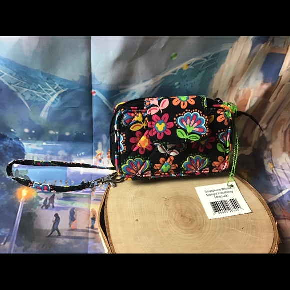 Disney Handbags - Disney Vera Bradley Midnight w/Mickey wristlet
